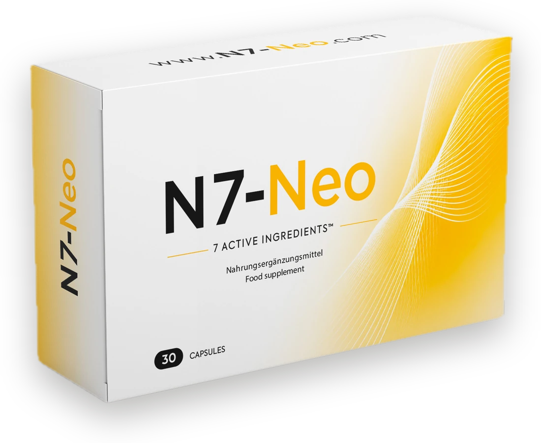Doos N7-Neo met 30 capsules, voedingssupplement met 7 werkzame stoffen